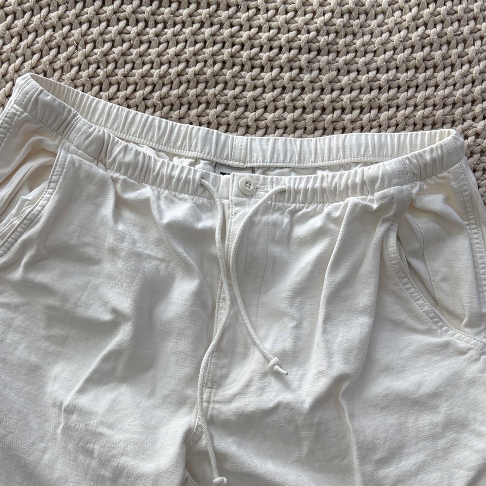 TNA Off-White Drawstring Pants